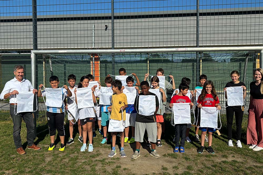 Kinderfußball der Schule Hachinger Tal